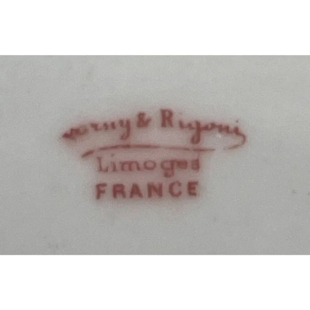 Set Of 5 Antique COIFFE Barny & Rigoni Limoges Plates 7